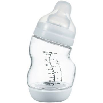 DIFRAX ANTI-COLIC (DIFRAX) ANTI-COLIC WIDE 0+ MAANDEN GLAS S BABYFLES 200 ML 1 STUK