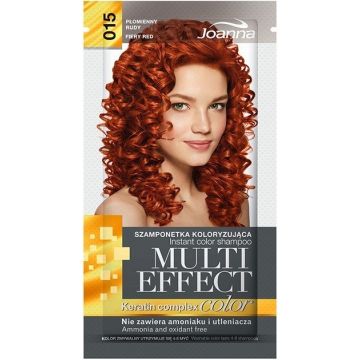 JOANNA MULTI EFFECT (JOANNA) MULTI EFFECT 15 FIERY RED INSTANT COLOR SHAMPOO HAARKLEURING ZAKJE 35 GRAM