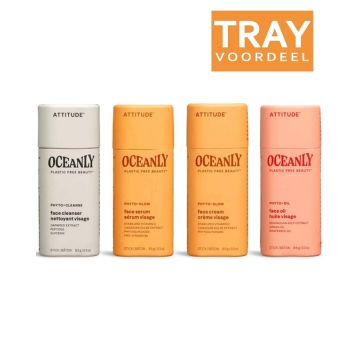 ATTITUDE OCEANLY GLOW GEZICHTSVERZORGINGSSET 4 X 1 STUK