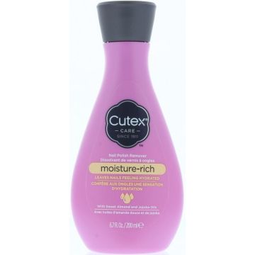 CUTEX MOISTURE-RICH NAGELLAK REMOVER FLACON 200 ML