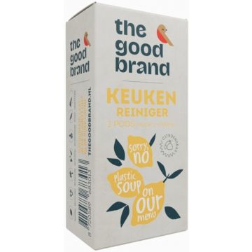 THE GOOD BRAND KEUKENREINIGER PODS DOOSJE 2 STUKS