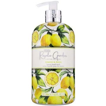 BAYLIS & HARDING ROYALE GARDEN LEMON & BASIL HAND WASH HANDZEEP POMP 500 ML