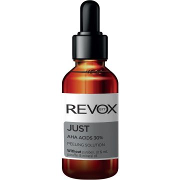 REVOX JUST (REVOX) JUST AHA ACIDS 30% PEELING SOLUTION GEZICHTSSERUM DRUPPELAAR 30 ML