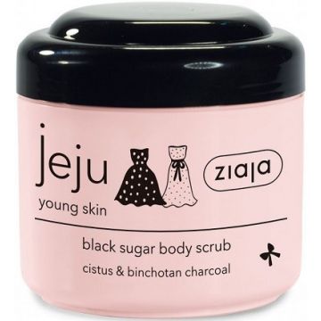 ZIAJA JEJU (ZIAJA) JEJU BLACK SUGAR BODYSCRUB POT 200 ML