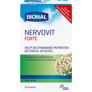 BIONAL NERVOVIT FORTE DRAGEES DOOSJE 45 STUKS