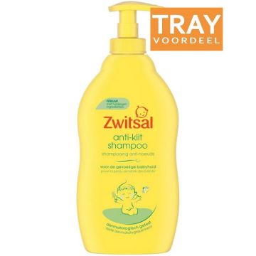 ZWITSAL ANTI-KLIT SHAMPOO TRAY 6 X 400 ML