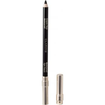 CLARINS CRAYON YEUX 01 BLACK WATERPROOF EYE PENCIL OOGPOTLOOD 1,2 GRAM