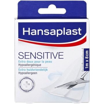 HANSAPLAST SENSITIVE (HANSAPLAST) SENSITIVE 1 M X 8 CM PLEISTERS DOOSJE 1 STUK