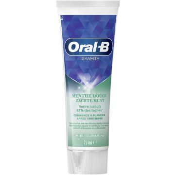 ORAL-B 3D WHITE (ORAL-B) 3D WHITE SOFT MINT TANDPASTA TUBE 75 ML