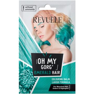 REVUELE OH MY GORG (REVUELE) OH MY GORG EMERALD HAIR COLOURING BALM ZAKJE 25 ML