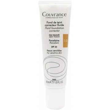 AVENE COUVRANCE FLUID FOUNDATION CORRECTOR 1.0 PORCELAIN FOUNDATION TUBE 30 ML