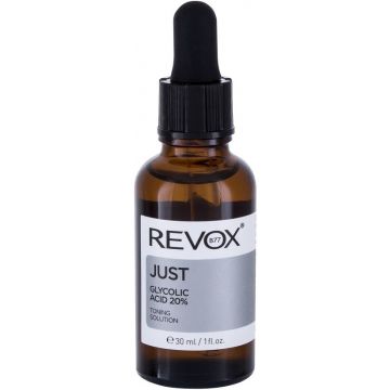 REVOX JUST GLYCOLIV ACID 20% FACIAL LOTION GEZICHTSSERUM DRUPPELAAR 30 ML