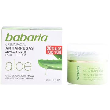 BABARIA ALOE VERA ANTI-WRINKLE FACE CREAM GEZICHTSCREME POT 50 ML