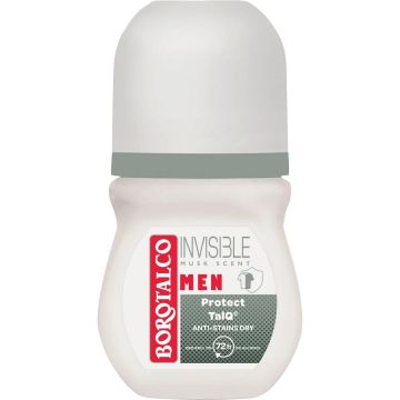 BOROTALCO INVISIBLE MUSK SCENT MEN DRY DEODORANT ROLLER 50 ML