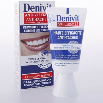DENIVIT ANTI-VLEKKEN VERWIJDERT VLEKKEN TANDPASTA TUBE 50 ML