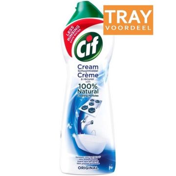 CIF CREAM ORIGINAL SCHUURMIDDEL 16 X 500 ML