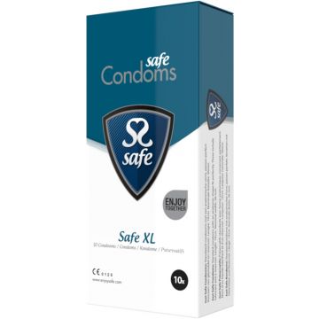 SAFE SAFE XL CONDOOMS DOOSJE 10 STUKS