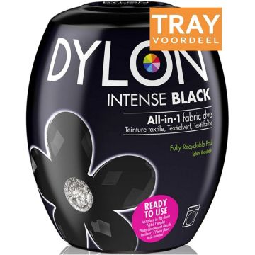DYLON INTENSE BLACK TEXTIELVERF TRAY 3 X 350 GRAM