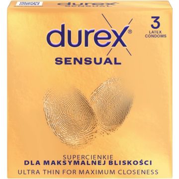 DUREX SENSUAL CONDOOMS 3 STUKS