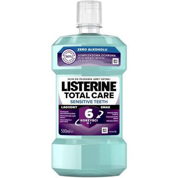 LISTERINE TOTAL CARE GEVOELIGE TANDEN MILD TASTE MONDSPOELING 500 ML
