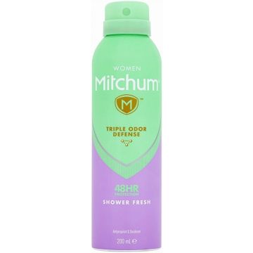 MITCHUM SHOWER FRESH WOMEN DEODORANT SPRAY 200 ML