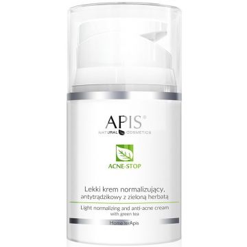 APIS HOME TERAPIS ACNE-STOP (APIS) ACNE-STOP LIGHT NORMALIZING AND ANTI-ACNE CREAM POMP 50 ML
