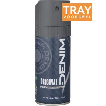 DENIM ORIGINAL DEODORANT SPRAY TRAY 12 X 150 ML