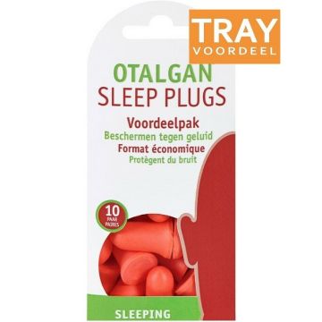OTALGAN SLEEP PLUGS OORDOPJES TRAY 36 X 20 STUKS