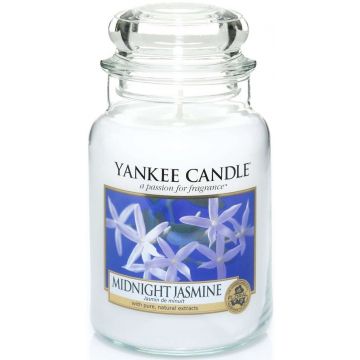 YANKEE CANDLE MIDNIGHT JASMINE GEURKAARS POT 623 GRAM