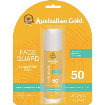 AUSTRALIAN GOLD FACE GUARD SPF 50 SUNSCREEN STICK 14 GRAM