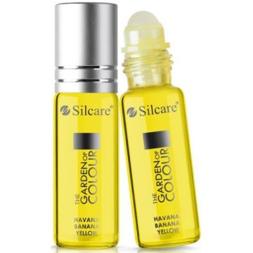SILCARE THE GARDEN OF COLOUR (SILCARE) THE GARDEN OF COLOUR HAVANA BANANA YELLOW NAIL CUTICLE OIL NAGELOLIE ROLLER 11 ML