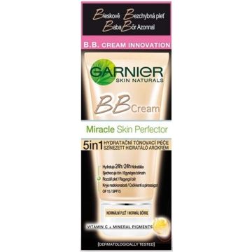 GARNIER SKIN NATURALS BB CREAM (GARNIER) BB CREAM MIRACLE SKIN PERFECTOR 5 IN 1 DAILY ALL-IN-ONE BB CREAM MEDIUM 50 ML