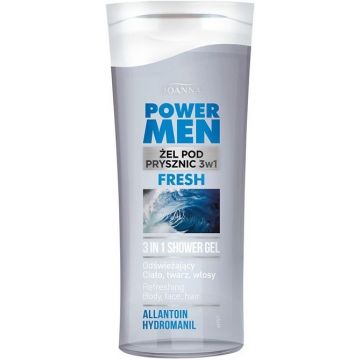 JOANNA POWER MEN FRESH 3 IN 1 SHOWER GEL DOUCHEGEL FLACON 100 ML