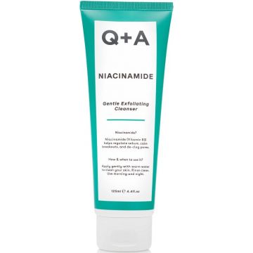 Q+A NIACIAMIDE GENTLE EXFOLIATING CLEANSER GEZICHTSREINIGER TUBE 125 ML