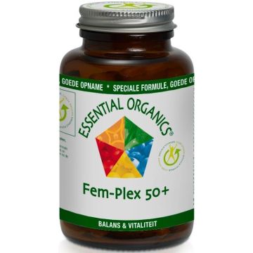 ESSENTIAL ORGANICS FEM-PLEX 50+ TABLETTEN POT 90 STUKS