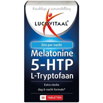 LUCOVITAAL MELATONINE 5-HTP L-TRYPTOFAAN TABLETTEN POT 30 STUKS