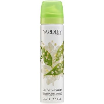 YARDLEY LILY OF THE VALLEY DEODORANT SPRAY 75 ML