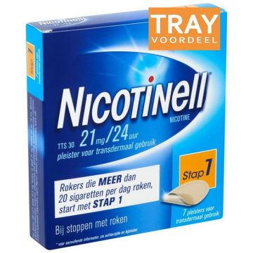 NICOTINELL PLEISTERS TTS 30 TRAY 60 X 7 STUKS