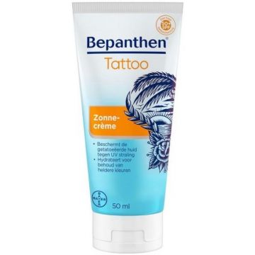 BEPANTHEN TATTOO SPF 50+ ZONNECREME TUBE 50 ML