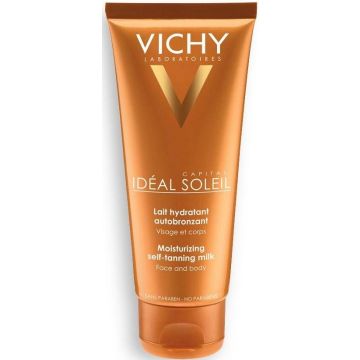 VICHY IDEAL SOLEIL (VICHY) IDEAL SOLEIL MOISTURIZING SELF-TANNING MILK ZELFBRUINER TUBE 100 ML