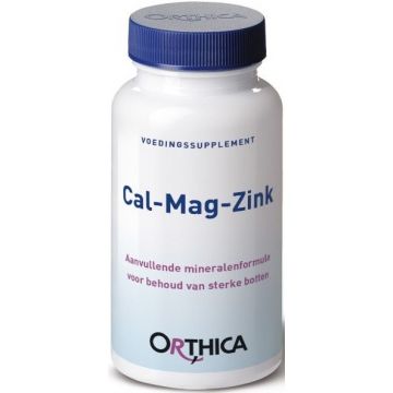 ORTHICA VOEDINGSSUPPLEMENT CAL-MAG-ZINK TABLETTEN POT 90 STUKS
