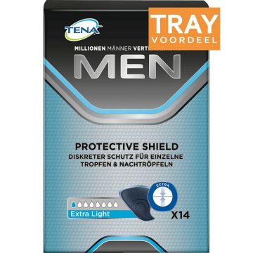 TENA MEN PROTECTIVE SHIELD EXTRA LIGHT 8 X 14 STUKS