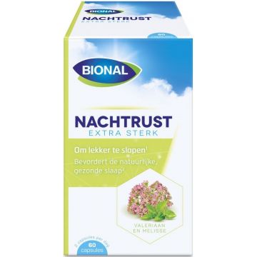 BIONAL NACHTRUST EXTRA STERK CAPSULES DOOSJE 60 STUKS