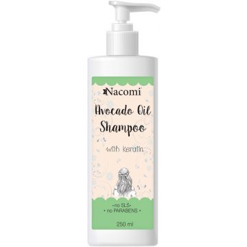 NACOMI AVOCADO OIL SHAMPOO POMP 250 ML