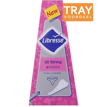 LIBRESSE STRING (LIBRESSE) STRING INLEGKRUISJES TRAY 12 X 30 STUKS