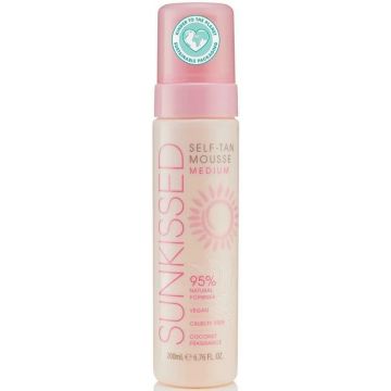 SUNKISSED NATURAL MEDIUM SELF TAN MOUSSE 200 ML