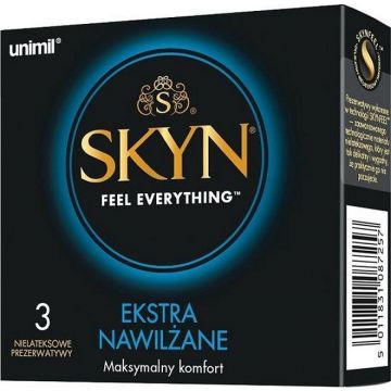 UNIMIL SKYN EXTRA MOISTURE CONDOOMS DOOSJE 3 STUKS
