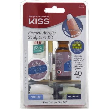 KISS FRENCH ACRYLIC SCULPTURE KIT SET 1 STUK