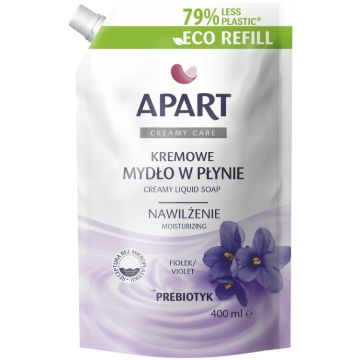 APART CREAMY CARE VIOLET CREAMY LIQUID SOAP VLOEIBARE ZEEP (NAVULLING) 400 ML