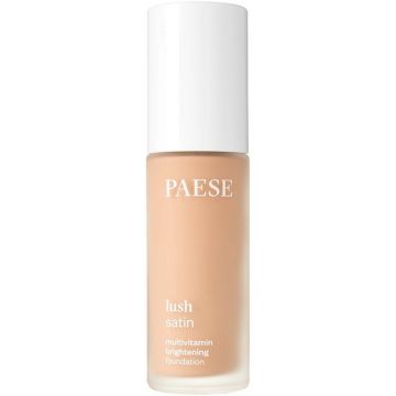 PAESE LUSH SATIN MULTIVITAMIN BRIGHTENING 31 WARM BEIGE FOUNDATION POMP 30 ML